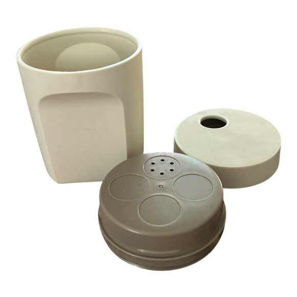 Vintage Tupperware Shaker Dispenser 1471-5 | Beige Modular Mate | 3-Piece Set | - Picture 2 of 4